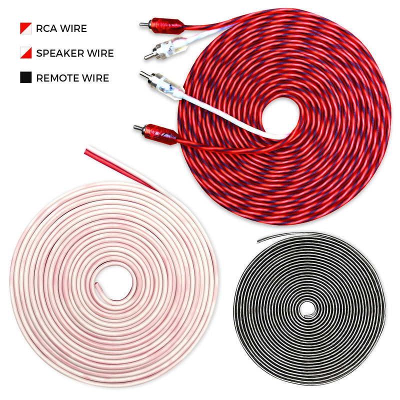 AMPKIT-4GA-PRO // 4 Gauge 1250 Watt Amp Wiring Kit CT Sounds