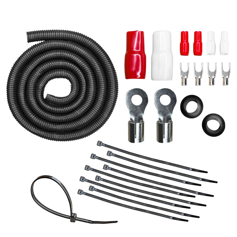 AMPKIT-4GA-PRO // 4 Gauge 1250 Watt Amp Wiring Kit CT Sounds
