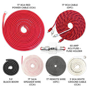 AMPKIT-8GA-PRO // 8 Gauge 800 Watt Amp Wiring Kit CT Sounds