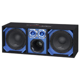 Audiopipe AP-CHU-1028BLU High Powered 10" Vented Chuchero Enclosure Audiopipe