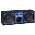 High Performance Vented Enclosure (AP-CHU-1028BLU), Sold individually Audiopipe