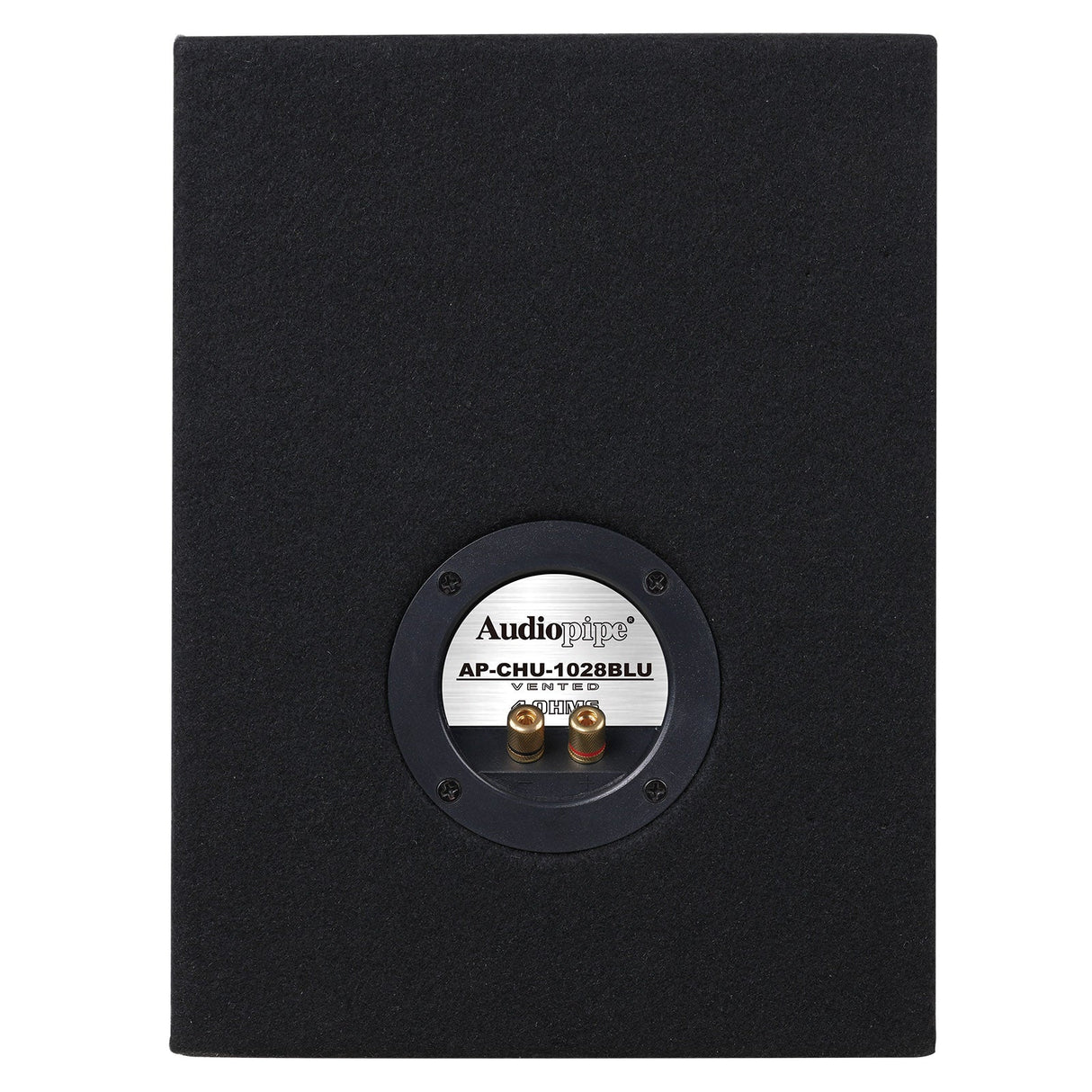 High Performance Vented Enclosure (AP-CHU-1028BLU), Sold individually Audiopipe