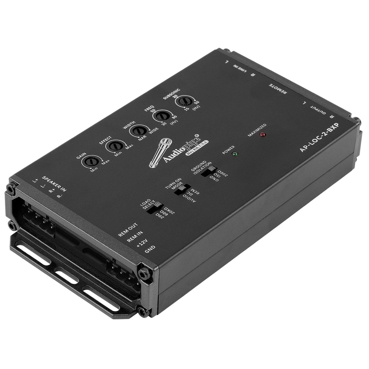 Bass Xpander Restoration Line Output Converter W / Line Driver (AP-LOC-2-BXP) Audiopipe