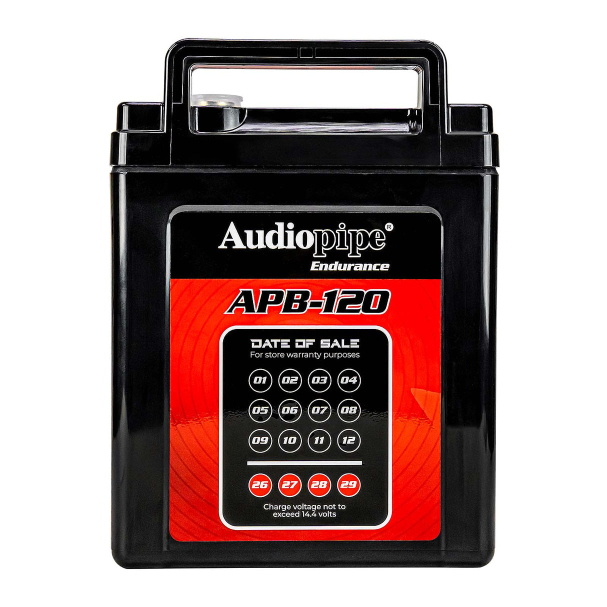 Deep Cycle 120AH 12V Power Cell (APB-120) Audiopipe