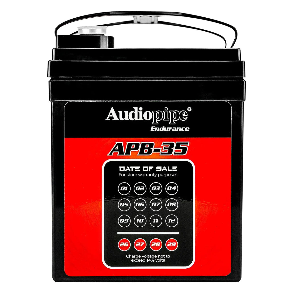 Audiopipe APB-35 Deep Cycle 35AH 12V Power Cell Battery Audiopipe