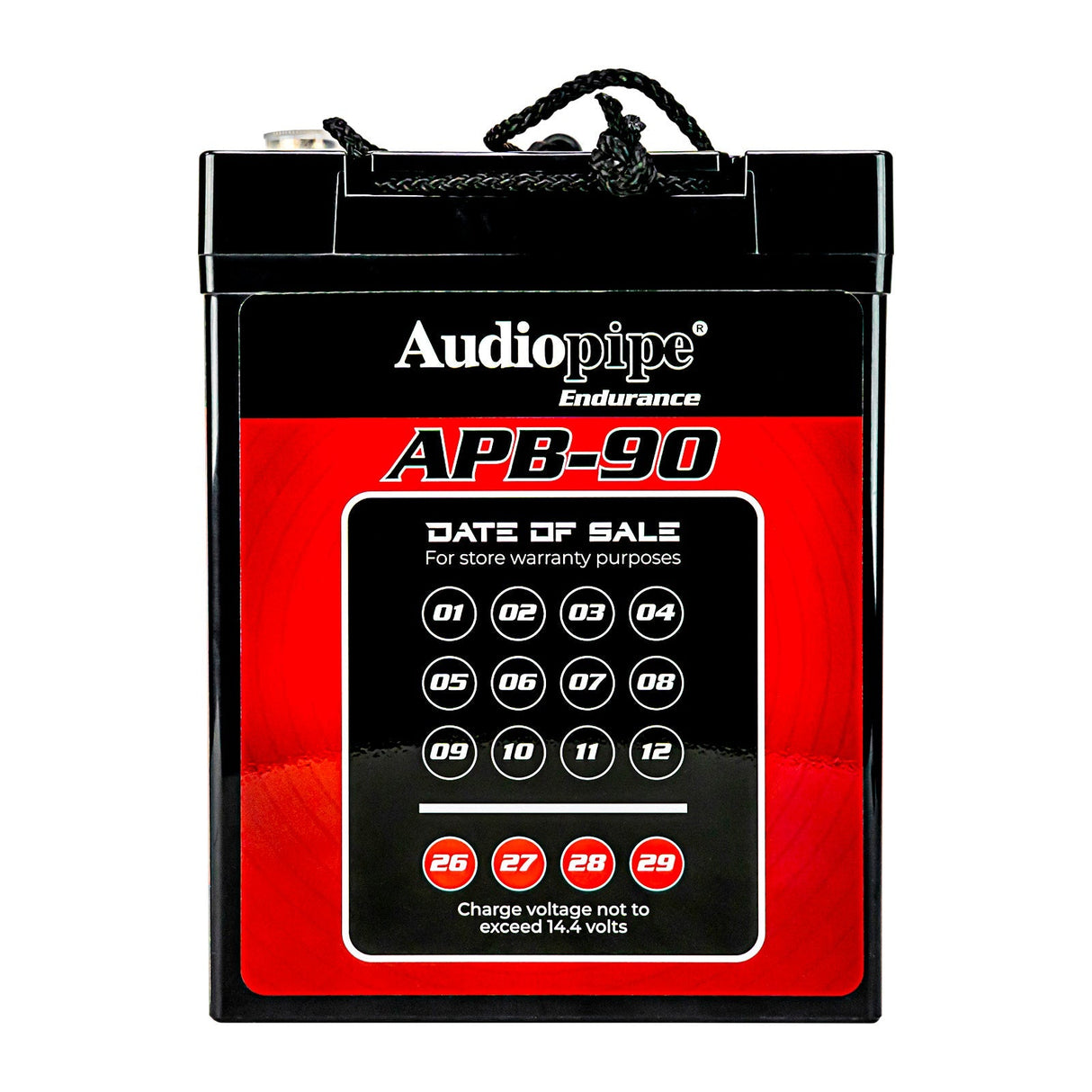 Deep Cycle 90AH 12V Power Cell (APB-90) Audiopipe