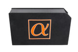 Alphasonik DCP8 8" 350W RMS Slim Loaded Subwoofer Port Bass Enclosure Alphasonik