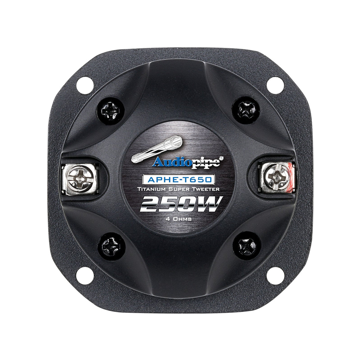 2.5" Super High Frequency Titanium Tweeter (APHE-T650), Sold in pairs Audiopipe