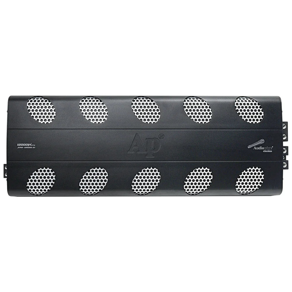 Audiopipe APHF-12000D-H1 12000W RMS Full Range Class D Amplifier Audiopipe