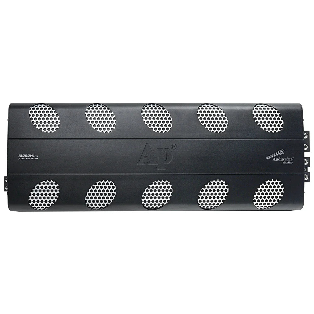 Audiopipe APHF-12000D-H1 12000W RMS Full Range Class D Amplifier Audiopipe