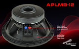 12" Mid-Low Frequency Loudspeaker (APLMB-12),  Sold individually Audiopipe