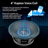 APLMR-12 12” Mid Frequency Loudspeaker, Sold Individually Audiopipe