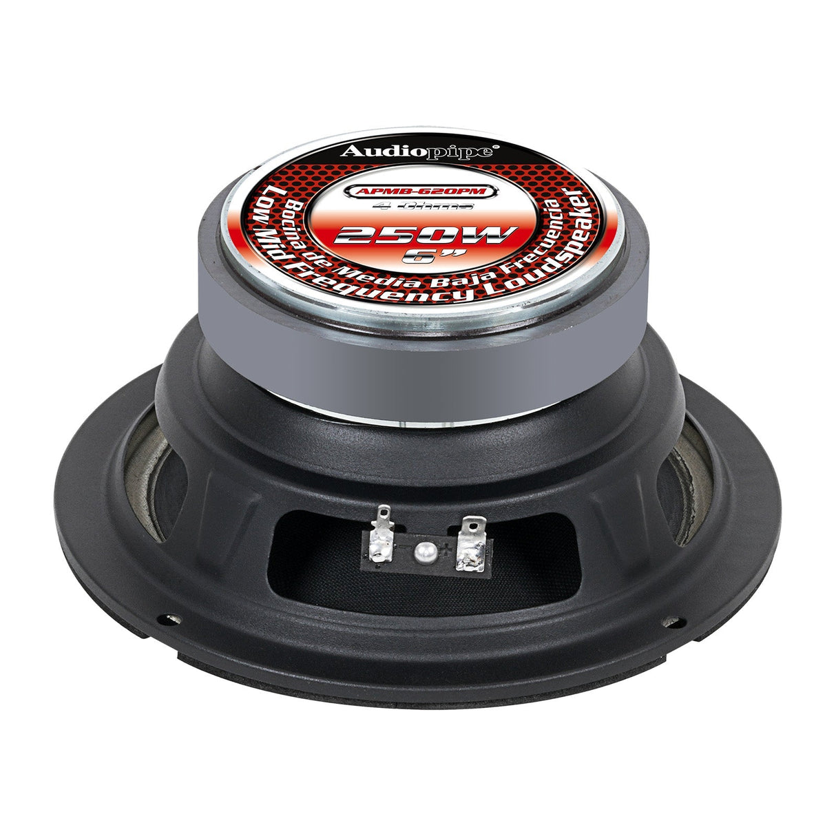 6" Low Mid Frequency Loudspeaker 6” speaker (APMB-620PM), Sold individually Audiopipe