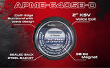 6” Low Mid Frequency Loudspeaker (APMB-640SB-D), Sold individually Audiopipe
