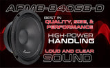 8” Low Mid Frequency Loudspeaker (APMB-840SB-D), Sold individually Audiopipe