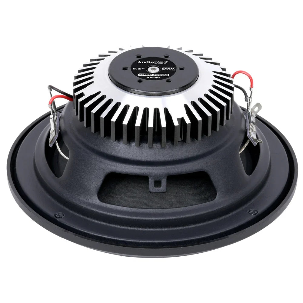 Audiopipe APMB-CX600 6.5" 100W RMS Dynamic Loudspeakers (Pair) Audiopipe