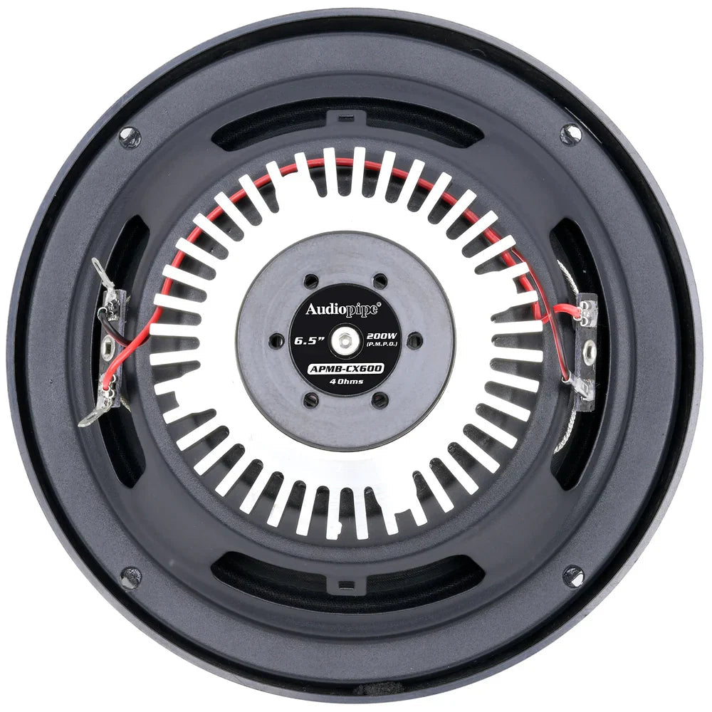 Audiopipe APMB-CX600 6.5" 100W RMS Dynamic Loudspeakers (Pair) Audiopipe