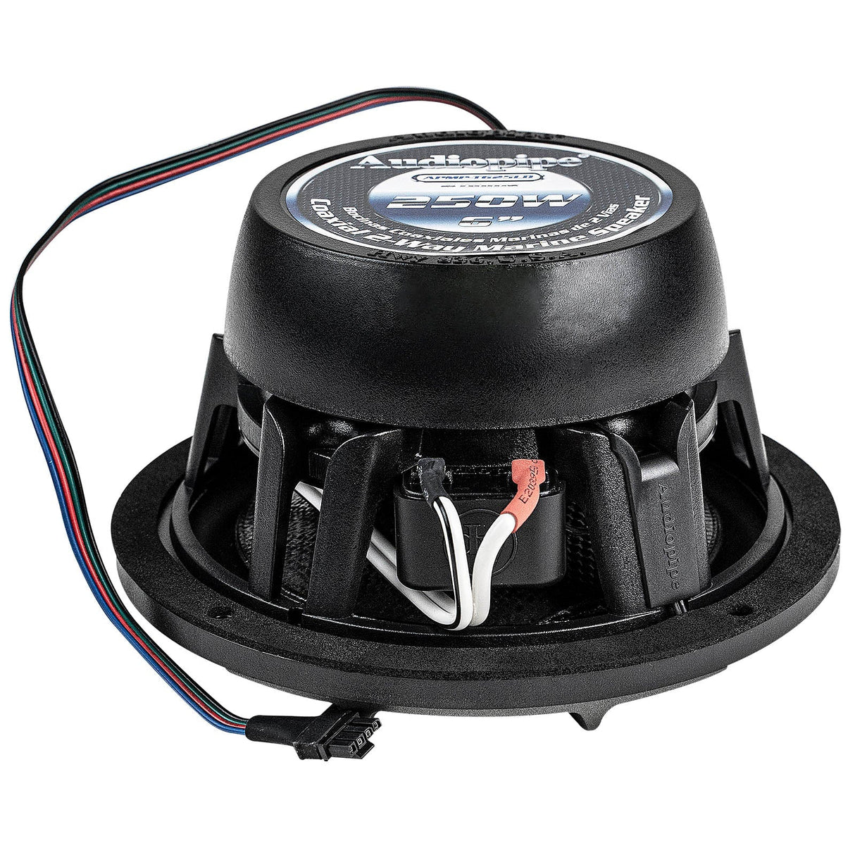 Coaxial 2-Way Marine Speaker with LED Light (APMP-T625LD) Audiopipe