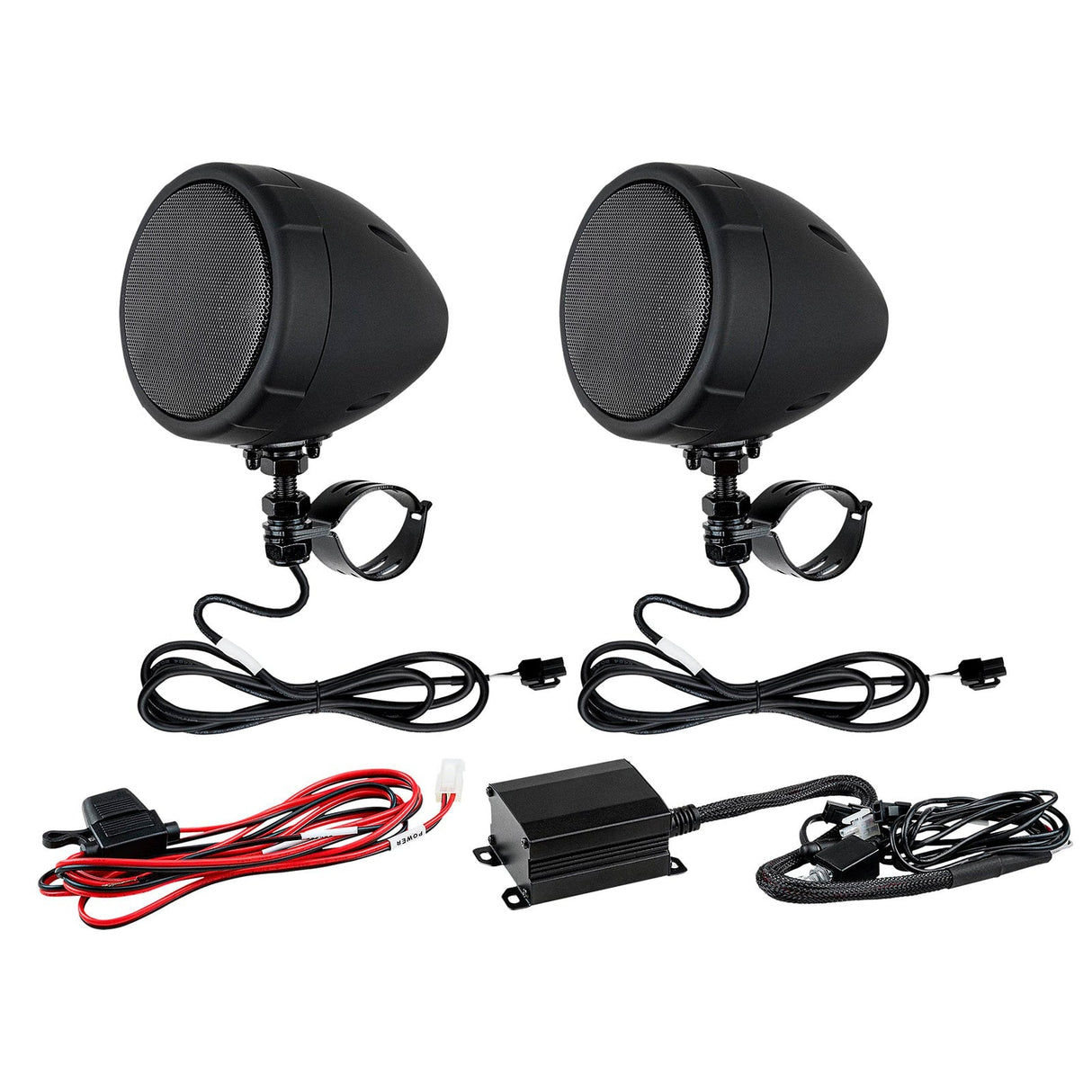 3” Motorcycle Amplified Speaker System (APMC-503KT) Audiopipe