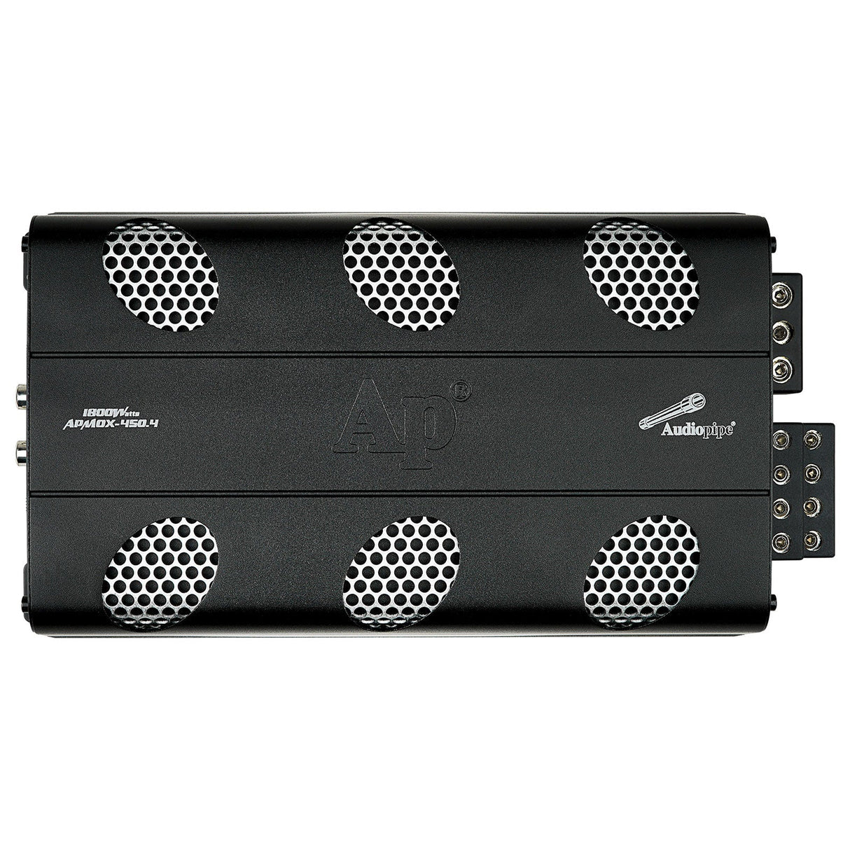 450 Watts Full Range Class D Mini Amplifier (APMOX-450.4) Audiopipe