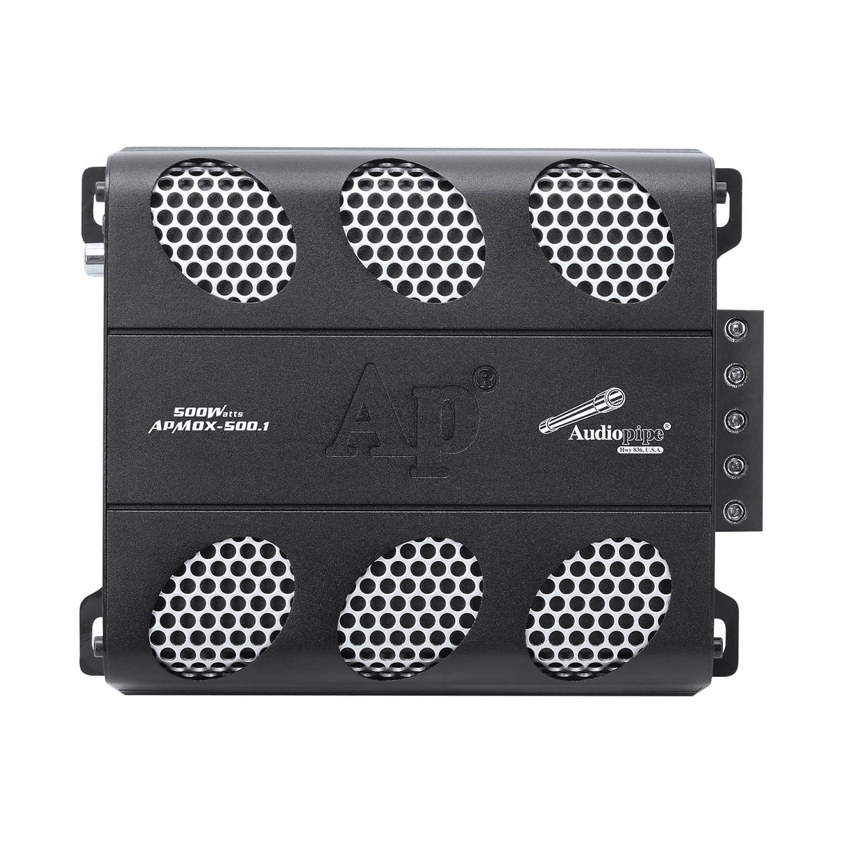 Mosfet / IC Technology Car Audio Amplifier (APMOX-500.1) Audiopipe