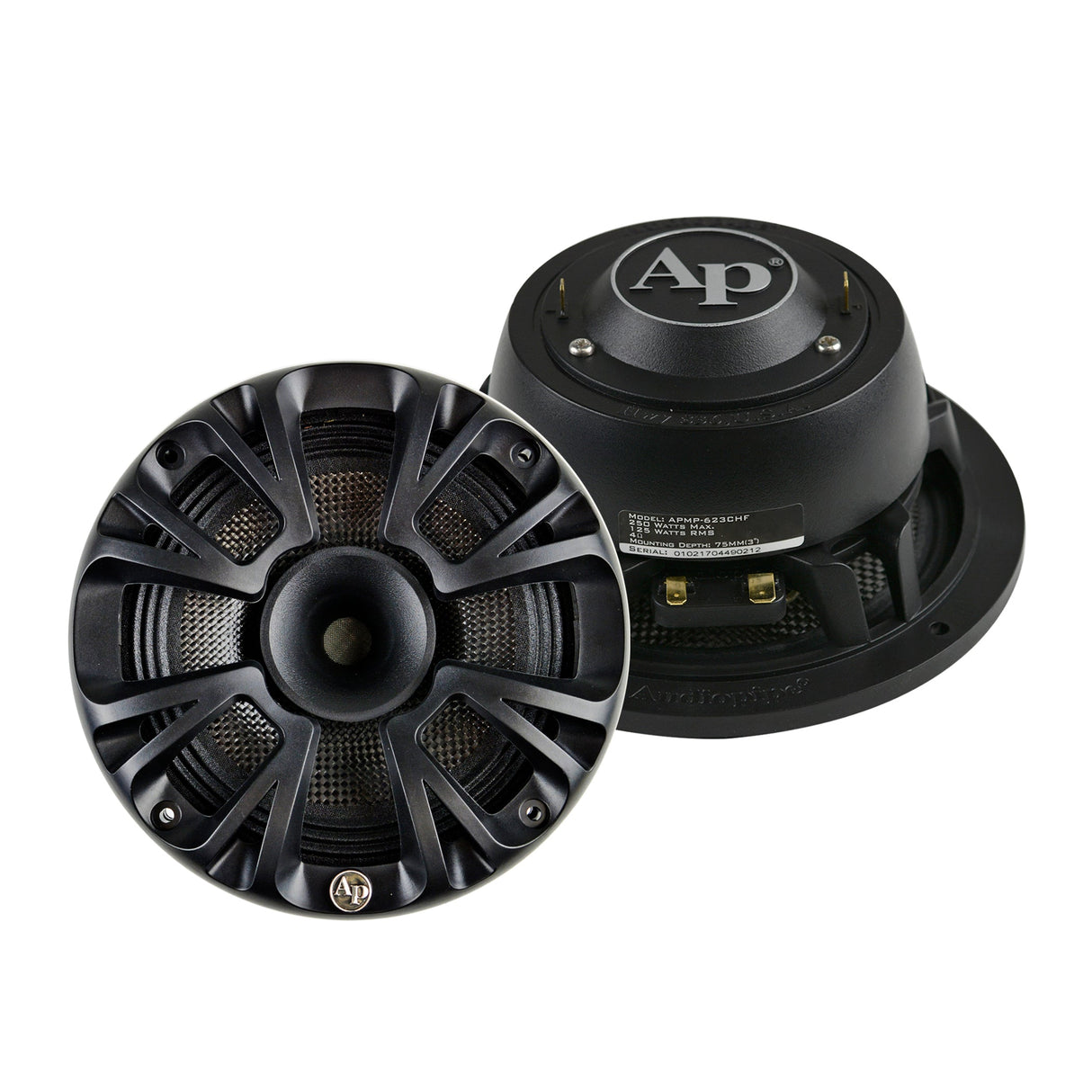 250  Watts Compression Midrange Loudspeaker (APMP-623CHF) Audiopipe