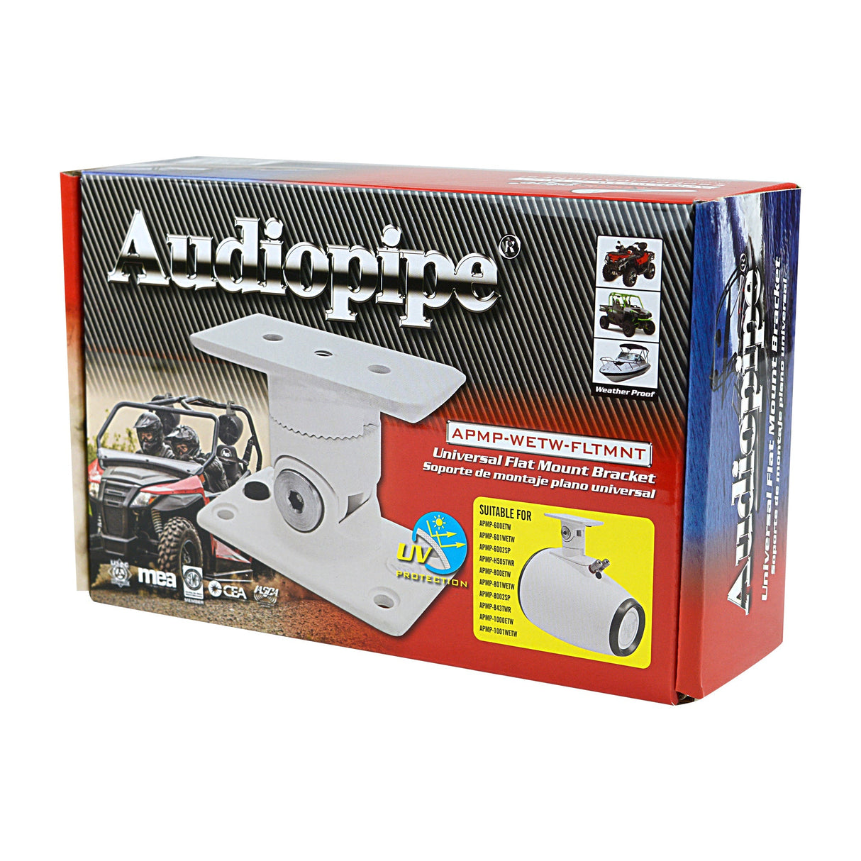 APMP-WETW-FLTMNT - Universal Flat Mount Bracket Audiopipe