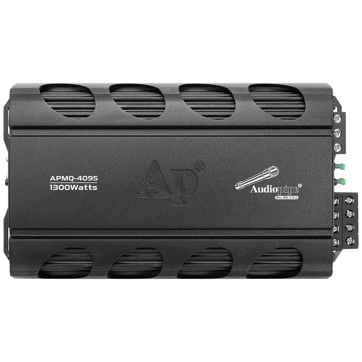 Mini Design 4 Channel Mosfet Amplifier (APMQ-4095) Audiopipe