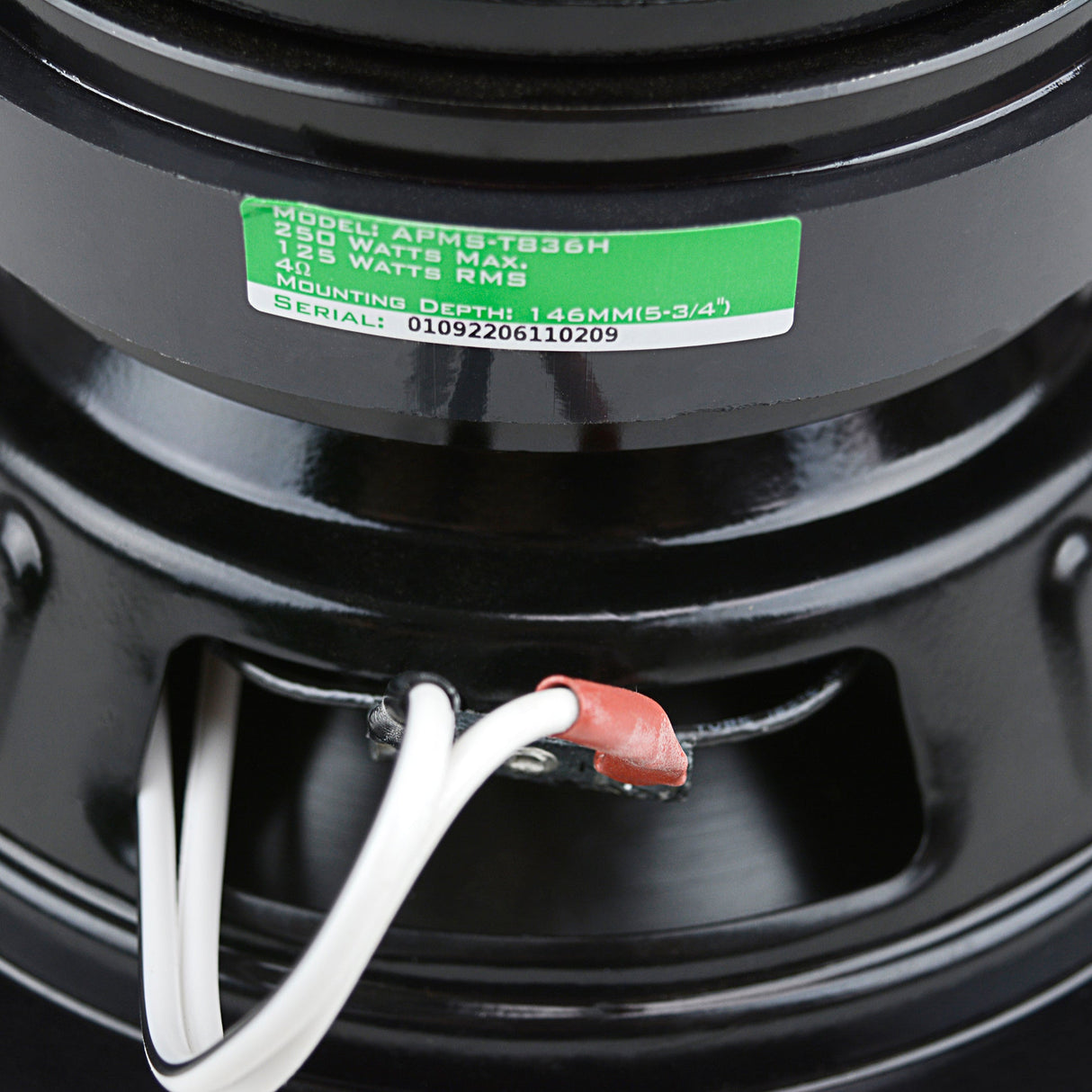 8” Weatherproof Speaker with Built Compression Driver (APMS-T836H) Audiopipe