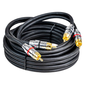 12FT 2-Male to 2-Male RCA Audio Cable (APPRO-12M) Audiopipe