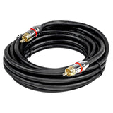 17FT 1-Male to 1-Male RCA Audio Cable (APPRO-17SUM) Audiopipe