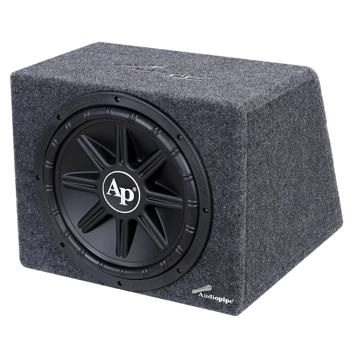 Single 12” High-Performance Compact Sealed Enclosure (APSB-12112PX) Audiopipe