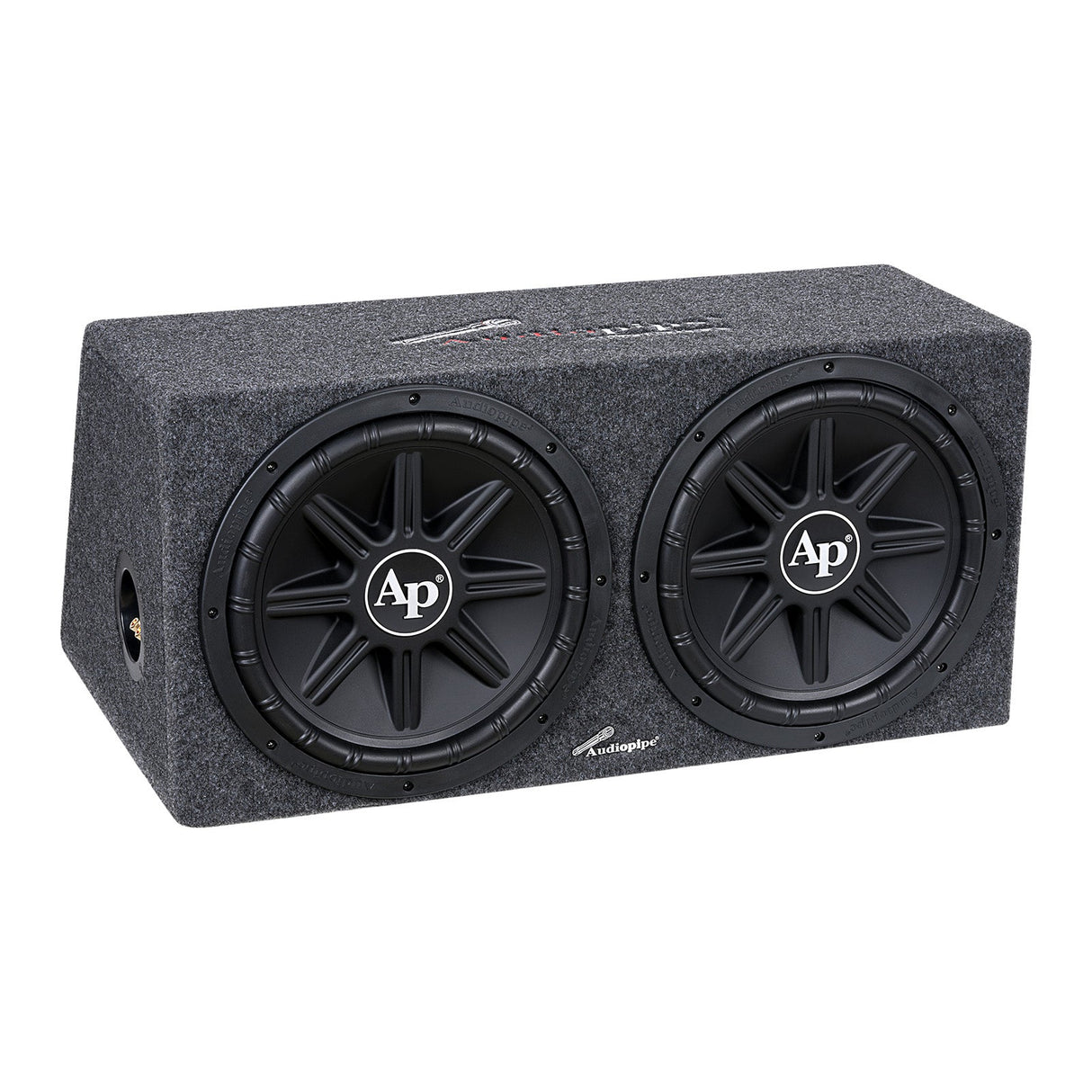 Double 12” High-Performance Compact Sealed Enclosure (APSB-12212PX) Audiopipe