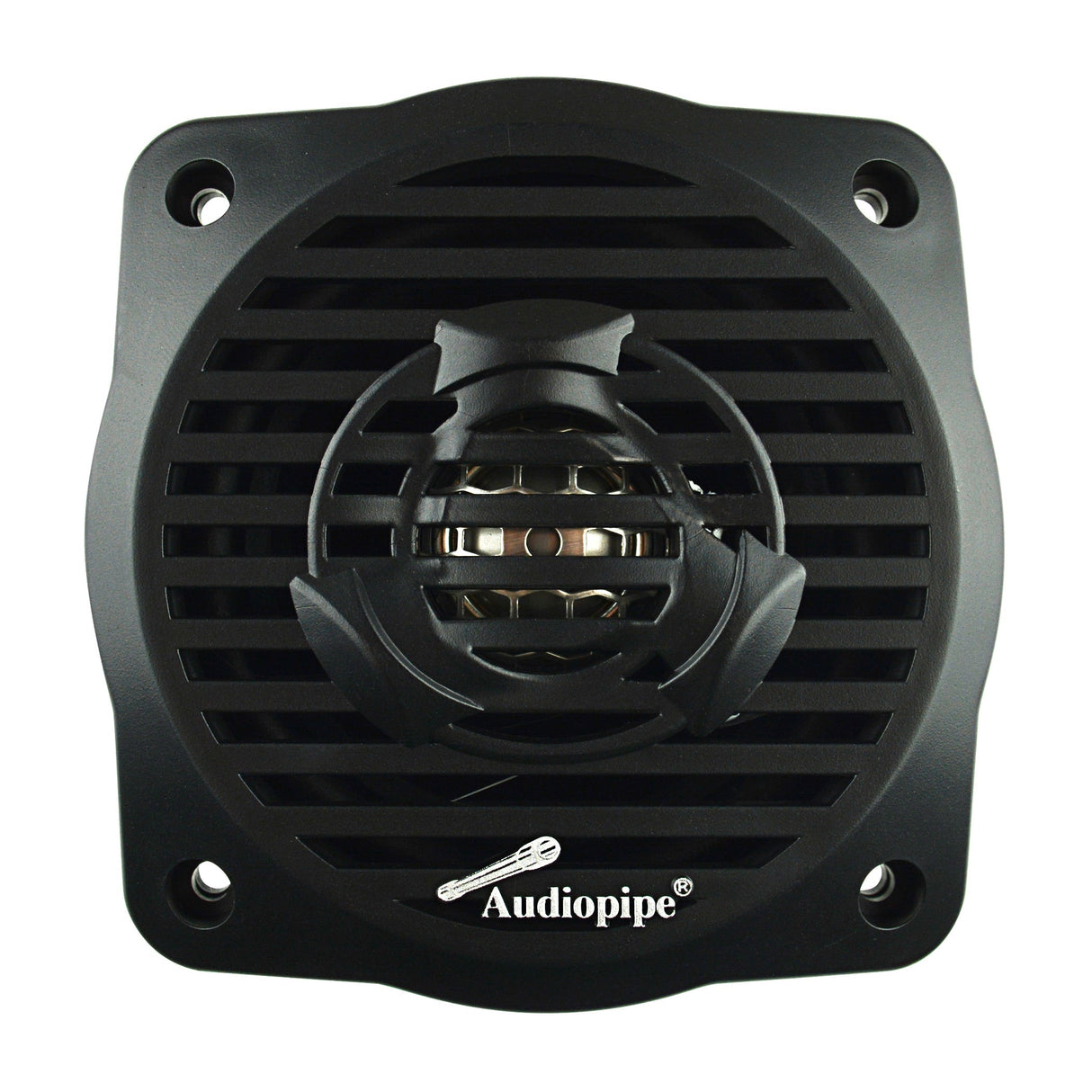 APSW-4032 BLK - 4” Coaxial 2-Way Marine Speaker - Black Audiopipe