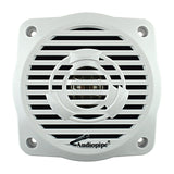 APSW-4032 WHT - 4” Coaxial 2-Way Marine Speaker - White Audiopipe