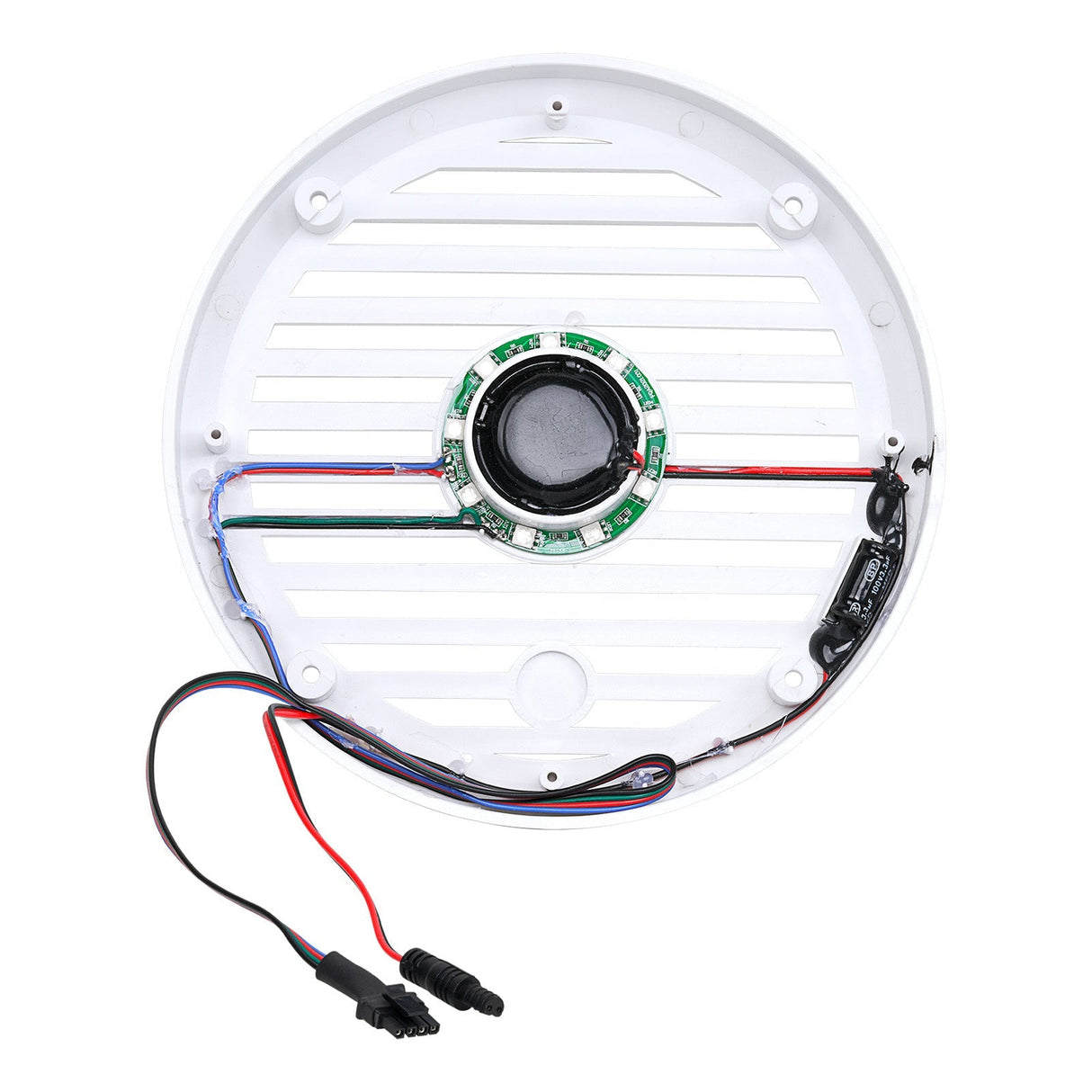 Replacement ABS Marine Speaker grill with Tweeter (APSW-654GL-TW) Audiopipe