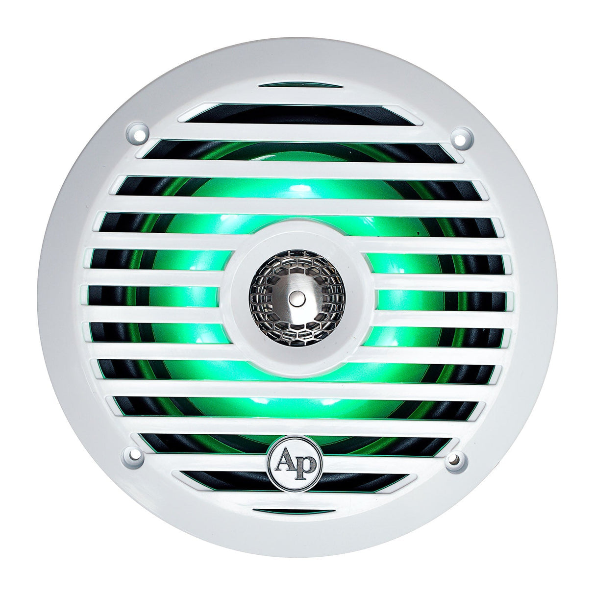 Audiopipe 6.5” Coaxial 2-Way Marine Speaker with LED lights (APSW-654GL) SALT WATER SERIES Audiopipe