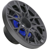 6.5” Coaxial 2-Way Marine Speaker with LED Lights (APSW-654SP) Audiopipe