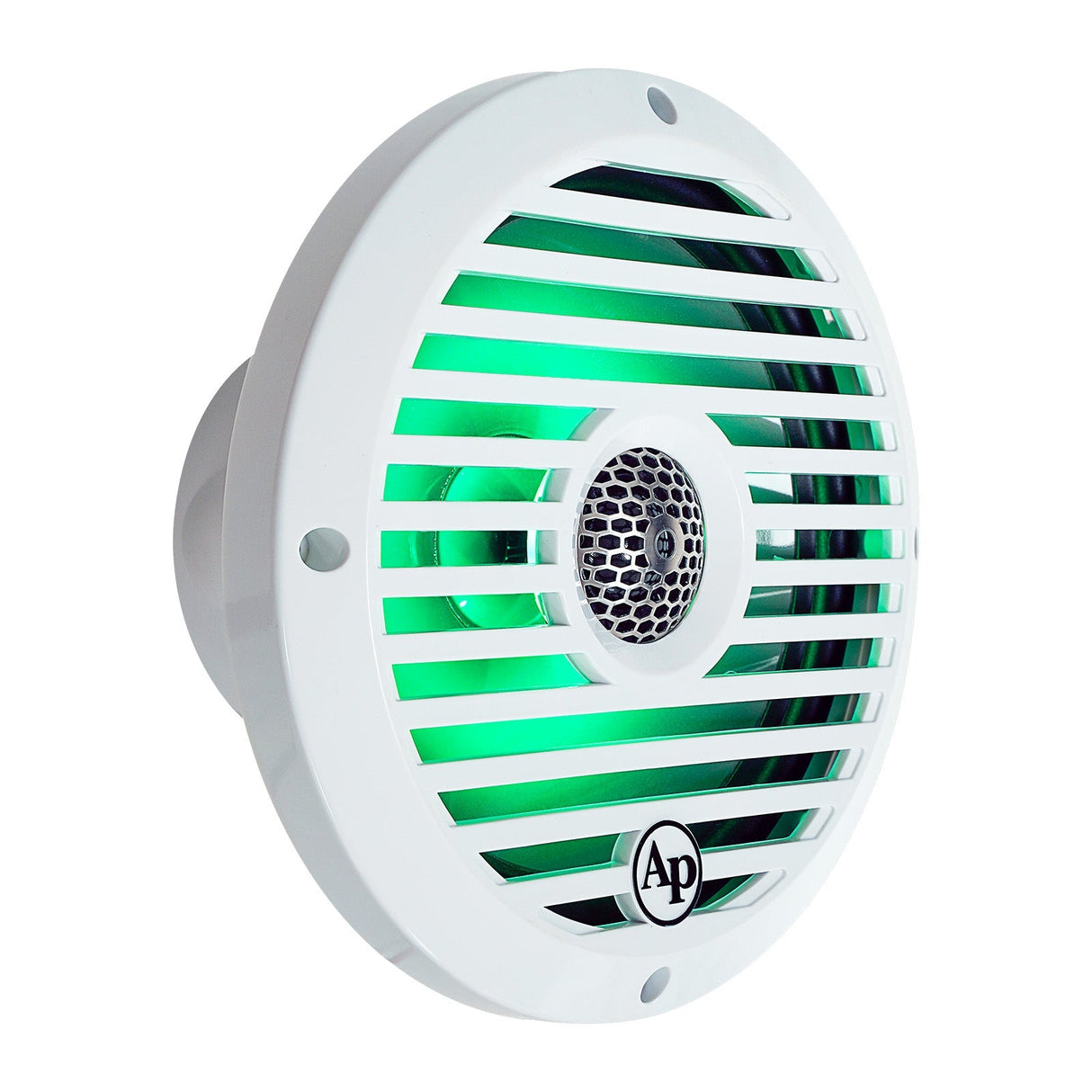 Audiopipe 8” Coaxial 2-Way Marine Speaker with LED lights (APSW-804GL) 2024 SALT WATER SERIES Audiopipe