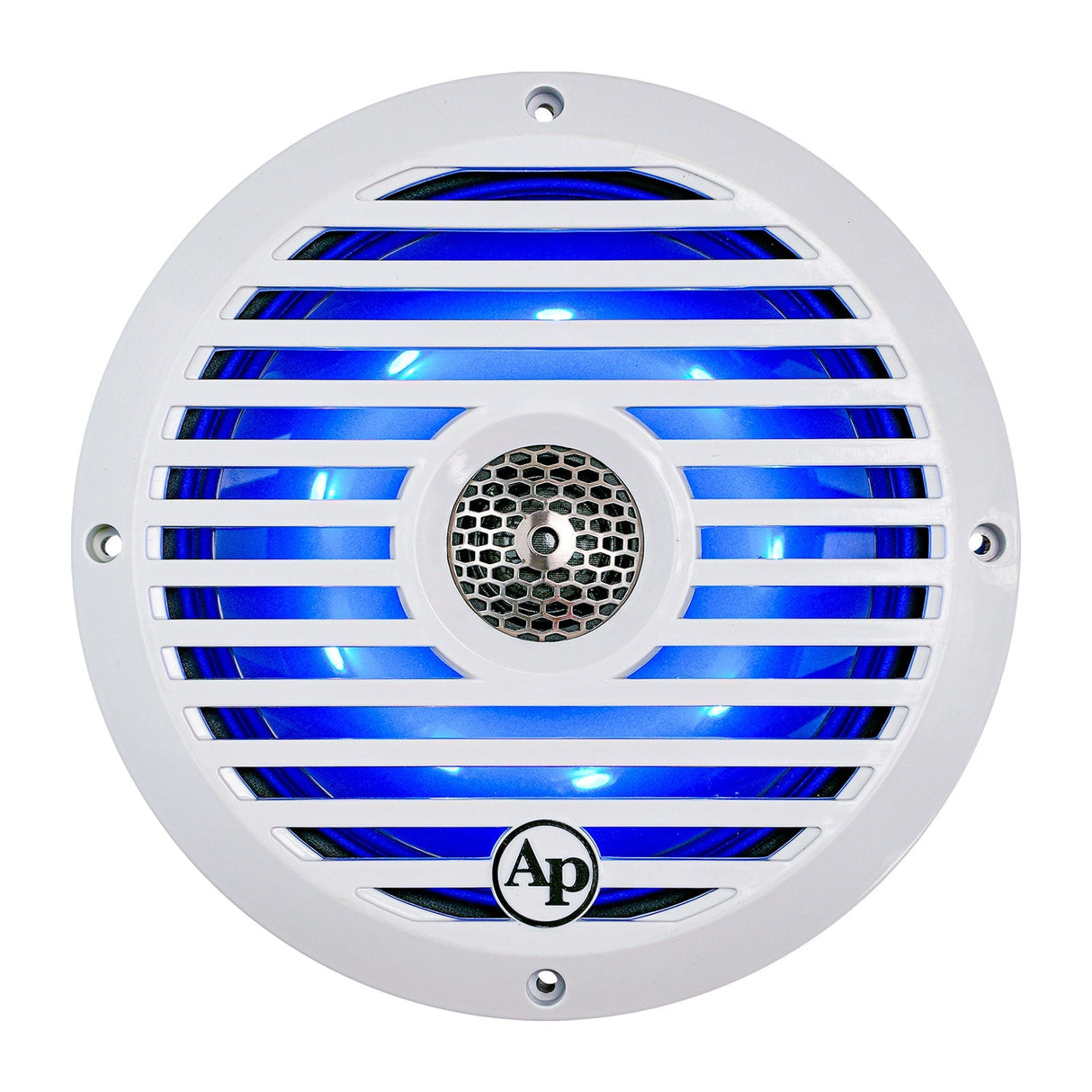 Audiopipe 8” Coaxial 2-Way Marine Speaker with LED lights (APSW-804GL) 2024 SALT WATER SERIES Audiopipe