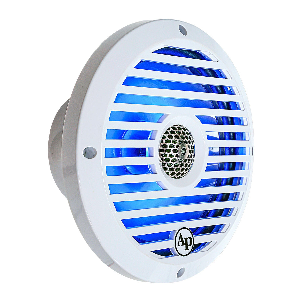 Audiopipe 8” Coaxial 2-Way Marine Speaker with LED lights (APSW-804GL) 2024 SALT WATER SERIES Audiopipe