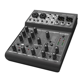 6 Channel Mic-Line Audio Mixer With USB Interface (AQM-1600BT) Audiopipe