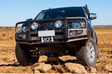 ARB 3423130B Toyota Tacoma 2005-2011 Deluxe Front Bumper Winch Ready with Grille Guard, Black Powder Coat Finish