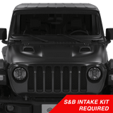 Air Hood Scoops For Jeep Wrangler Rubicon / Gladiator (S&B Intake Required) S&B