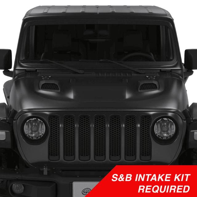 Air Hood Scoops For Jeep Wrangler Rubicon / Gladiator (S&B Intake Required) S&B