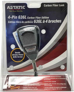 Astatic 636L-CF Carbon Fiber Microphone - 4-Pin Premium TekShack