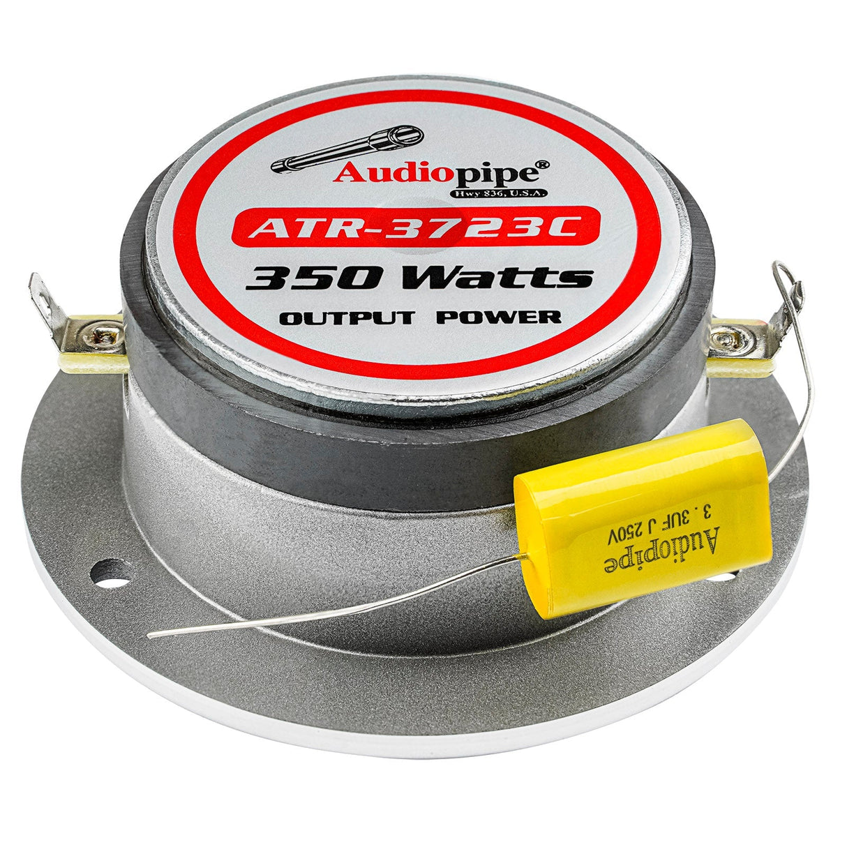 ATR-3723C 3 3/4” Aluminum Bullet Titanium Horn Tweeter Audiopipe