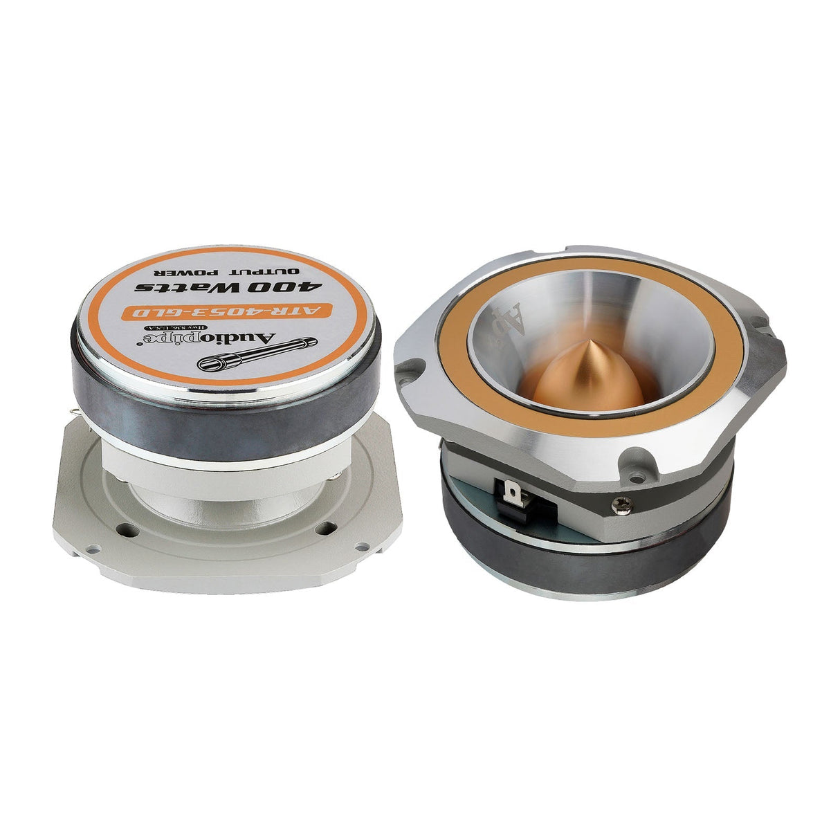 Heavy Duty Super Tweeter (ATR-4053-GLD) Audiopipe