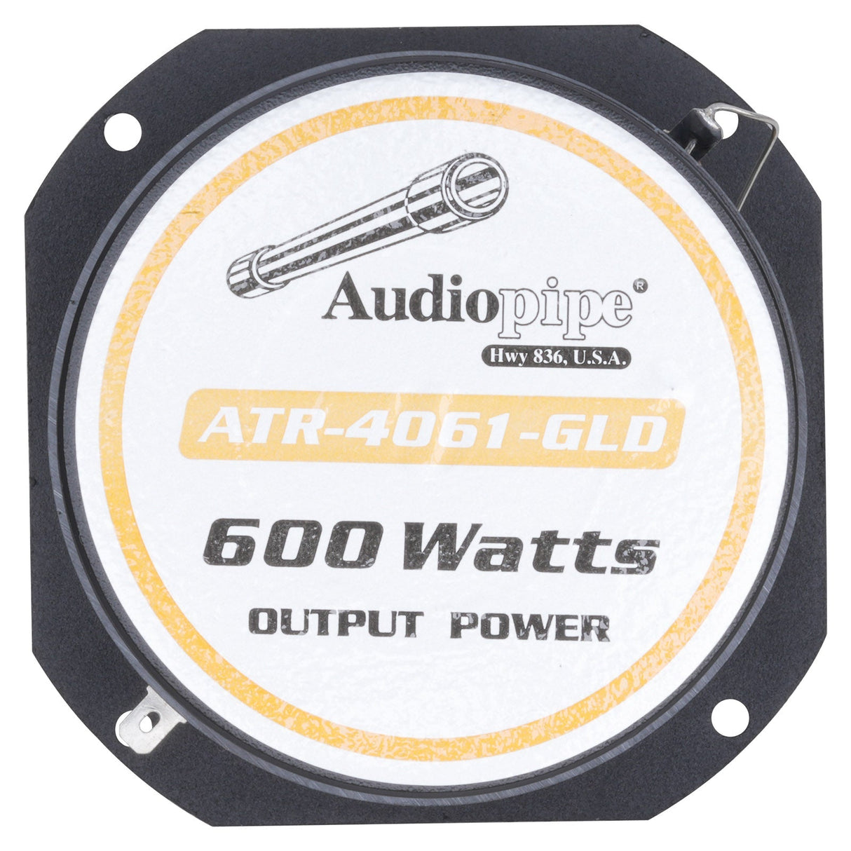 Heavy Duty Titanium Super Tweeter (ATR-4061-GLD) Audiopipe
