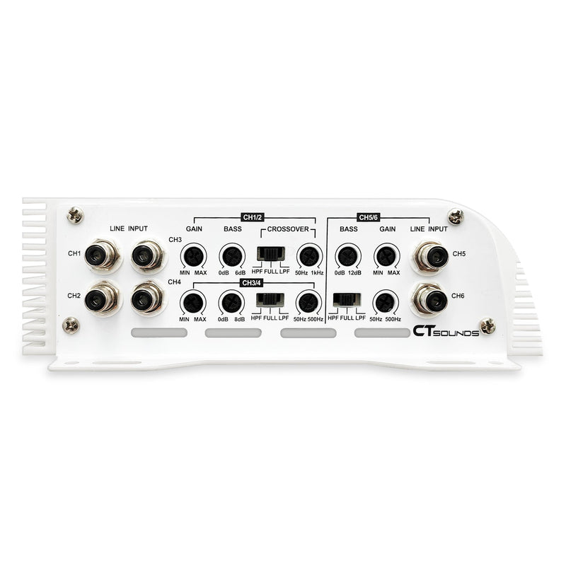 ATv2-150.6d // 1500 Watts RMS 6-Channel Car Amplifier CT Sounds